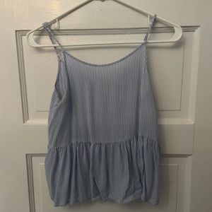 Pinstriped tank top